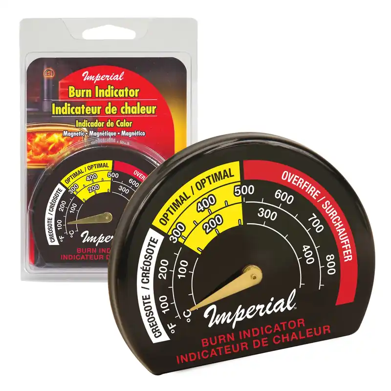Stove Pipe Thermometer, Black