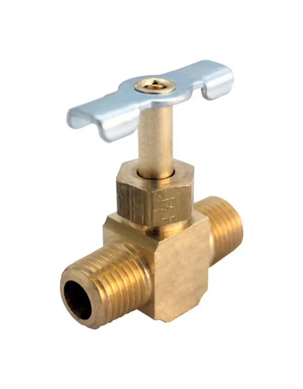 JMF Company 1/8 In. 1/8 In. Brass Needle Valve