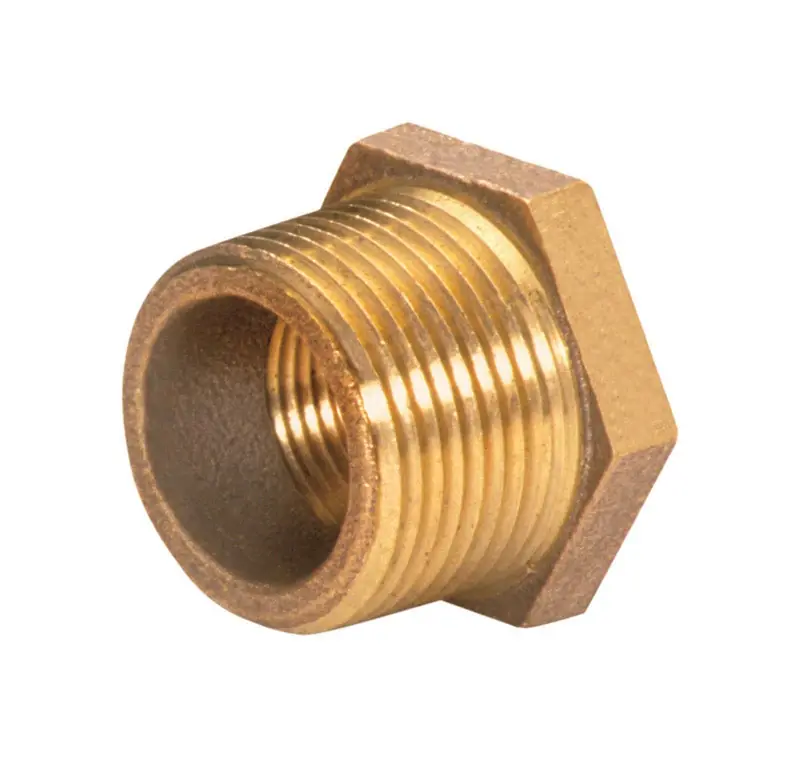 3/4 In. Mpt X 3/8 In. D Fpt Lead-free Brass Hex Bushing