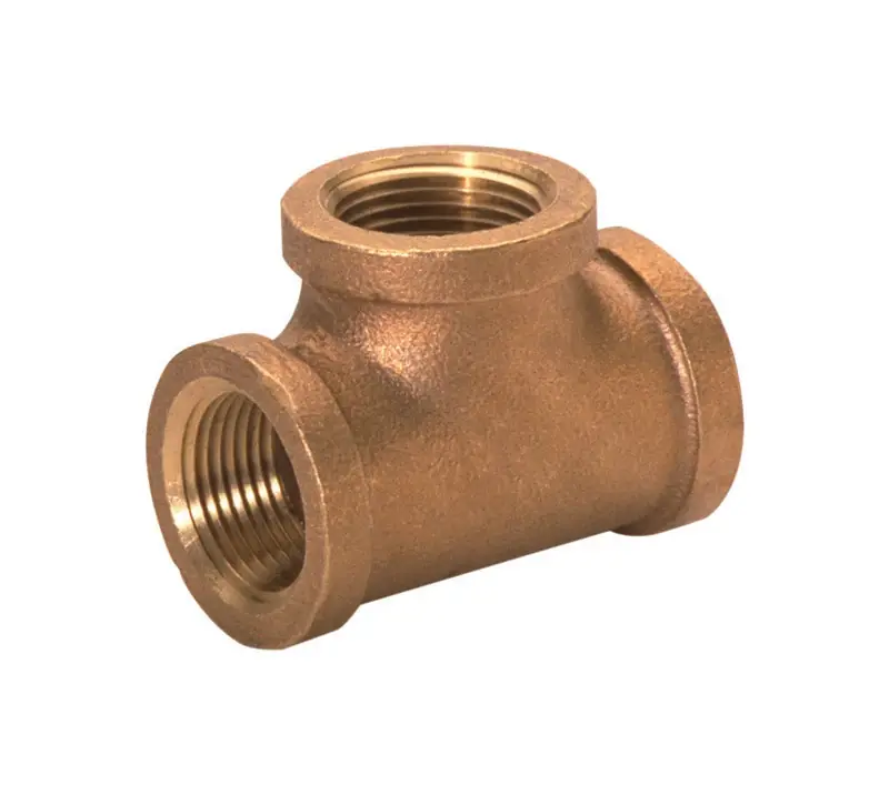 1/2 In. Fpt X 1/2 In. Fpt Red Brass Tee - Model 4507208
