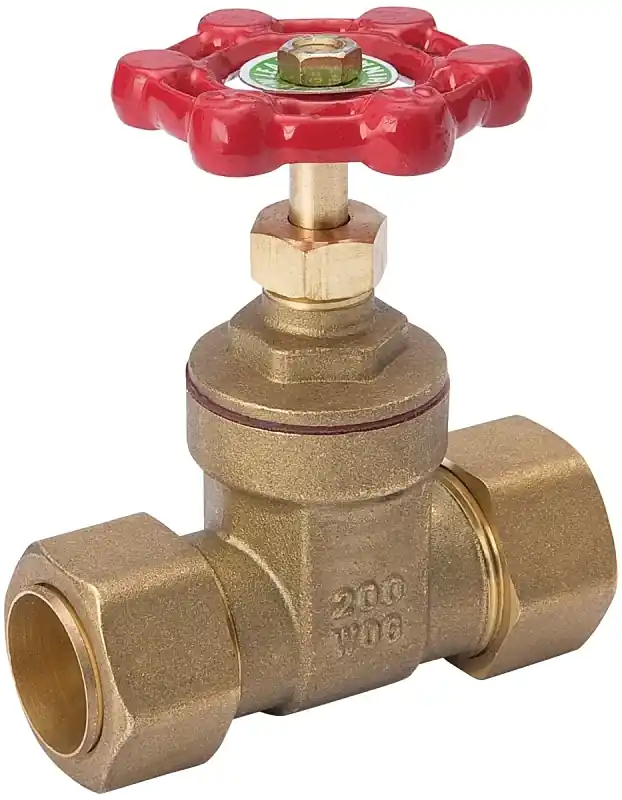 1/2 In. C X 1/2 In. C Compression Gate Valve - Lead-free Bronze