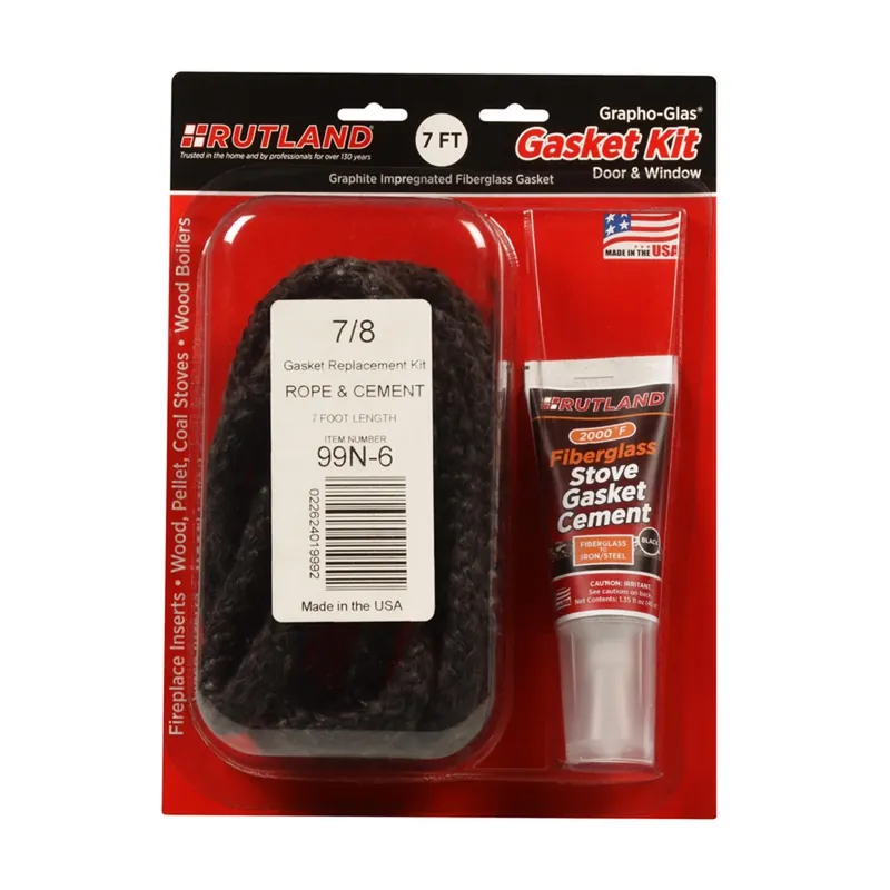 Grapho-glas Cement/fiberglass Rope Gasket Kit 7/8 In. X 7 Ft.