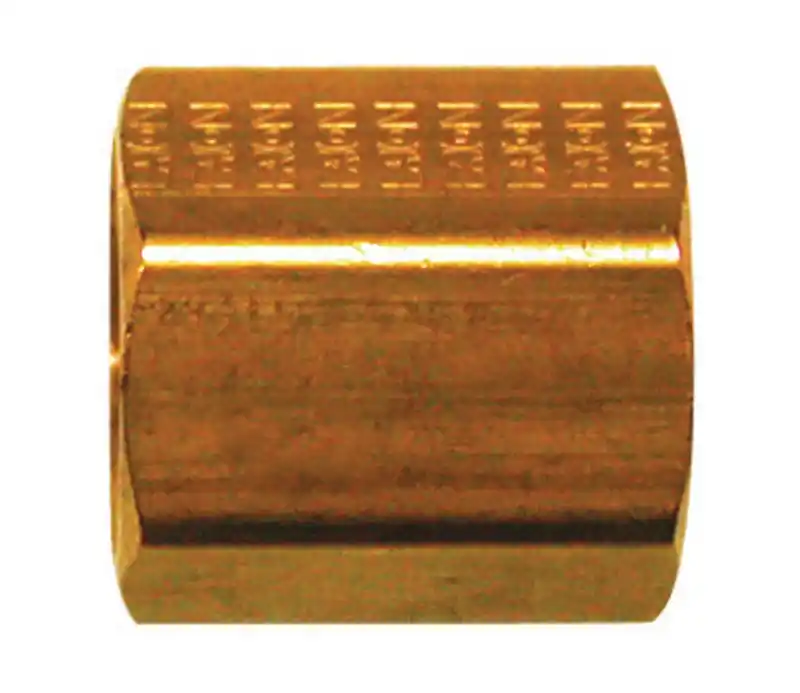 1/4 In. Flare X 1/4 In. D Flare Yellow Brass Inverted Union