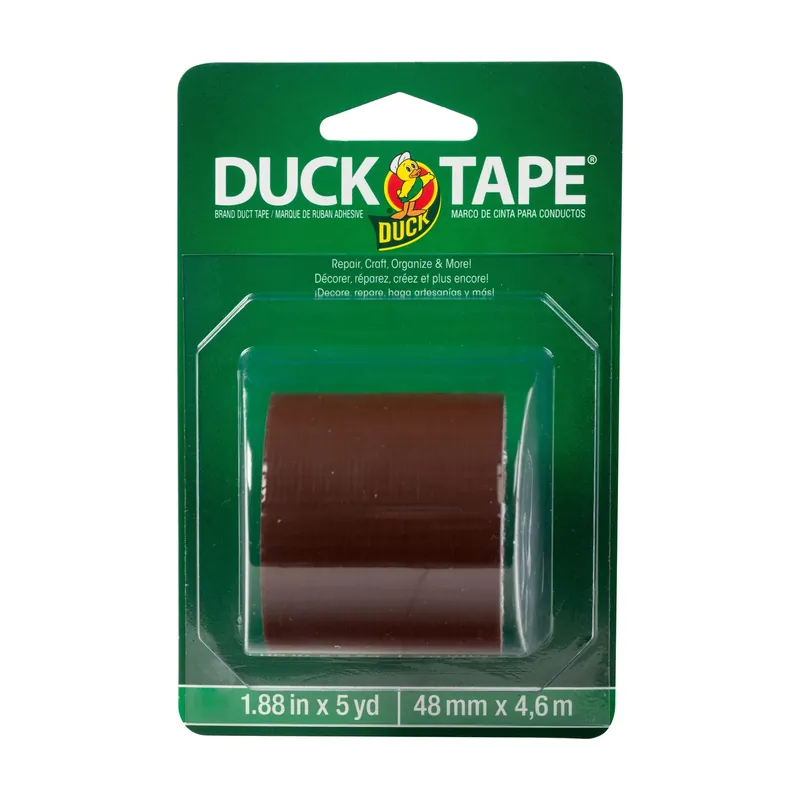 1.88 In. W X 5 Yd L Brown Solid Duct Tape - Heavy Duty