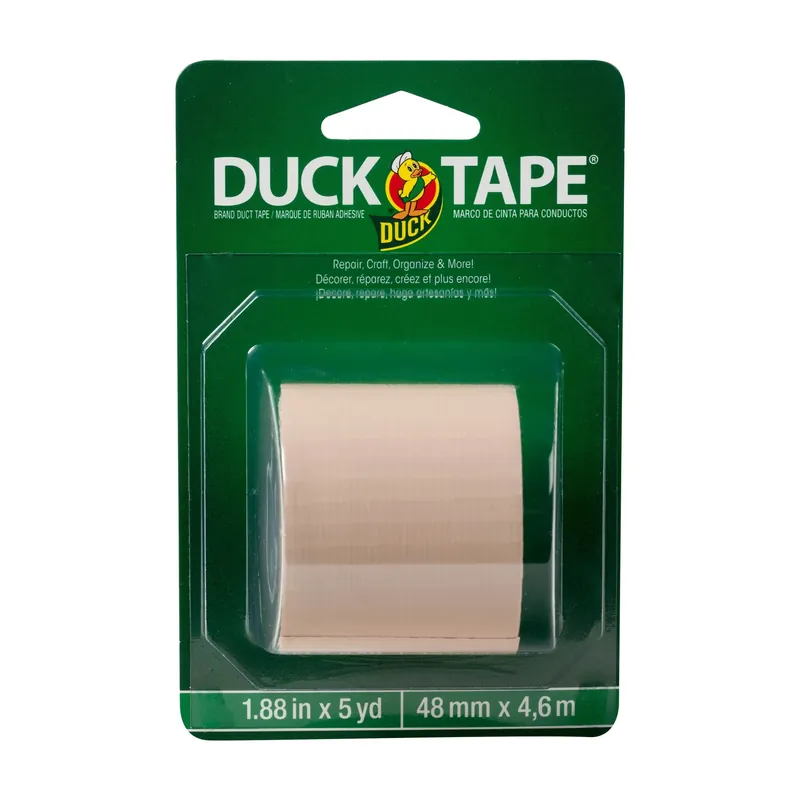 1.88 In. W X 5 Yd L Beige Solid Duct Tape - Heavy Duty