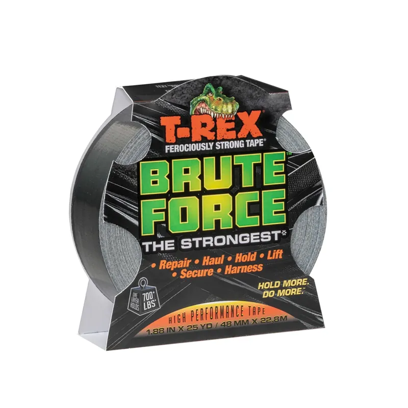 Brute Force High-Performance Duct Tape, 1.88 Inches By 25 Yards, Heavy Duty