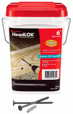FastenMaster HeadLok 6 In. L Wood Screws 250 Pk