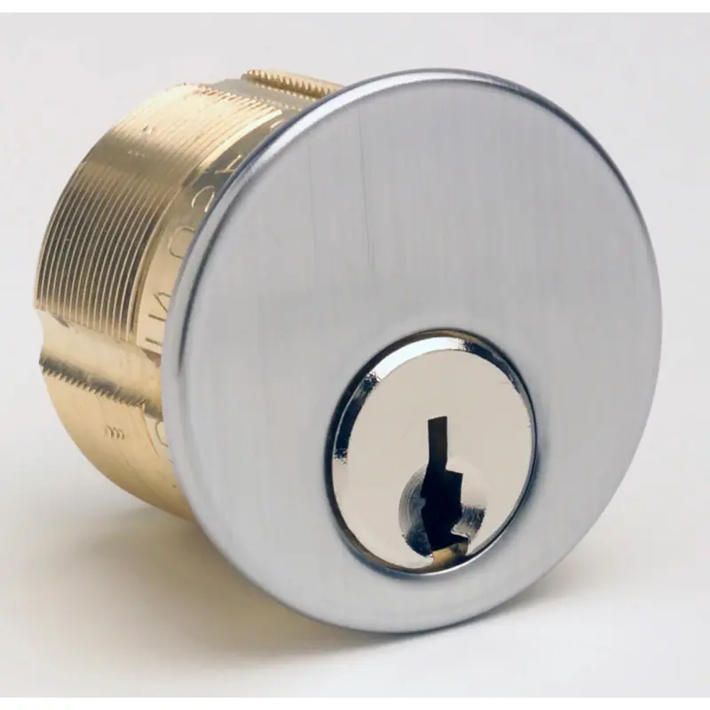 Kw9 Chrome Brass Mortise Cylinder Keyed Alike With 2 Keys