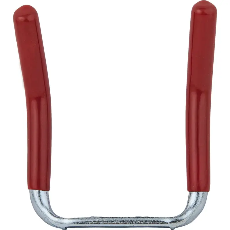 National Hardware 2.75 In. L Vinyl Coated Red Steel Double Hook 25 Lb. Cap. 1 Pk
