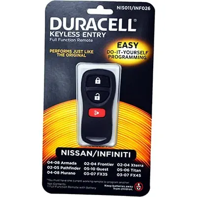 Self Programmable 3-button Automotive Replacement Key For Nissan/infiniti Kbrastu15