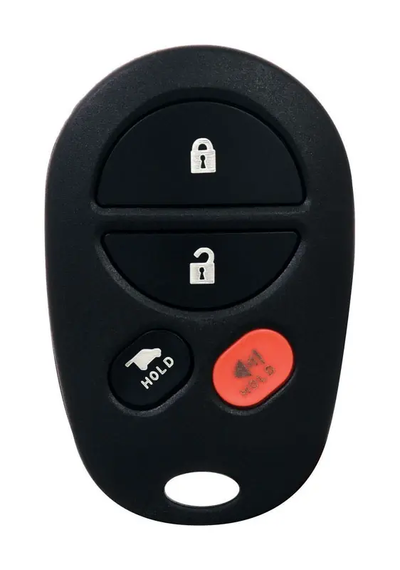 Renewal Kit For Toyota Gq43vt20t 4-button Remote Key Replacement