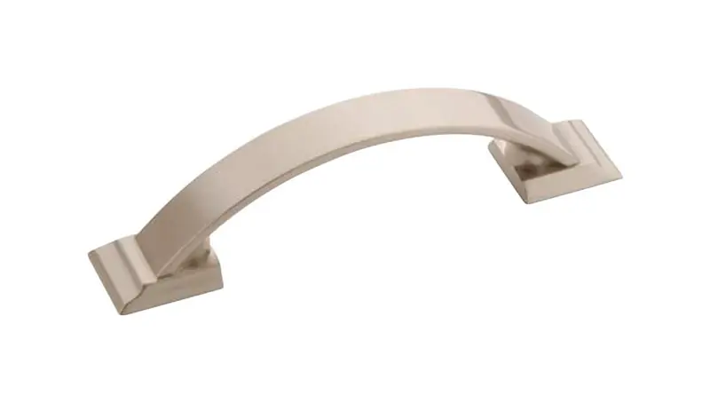 Amerock Candler Transitional Arch Cabinet Pull 3 In. Satin Nickel Silver 1 Pk