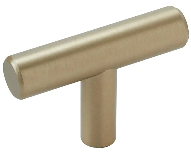 Amerock Contemporary Bar Cabinet Pull Champagne Gold 1 Pk