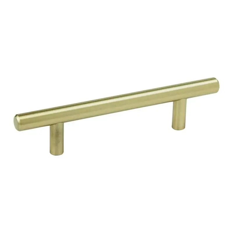 Amerock Contemporary Bar Cabinet Pull 3-3/4 In. Champagne Gold 1 Pk