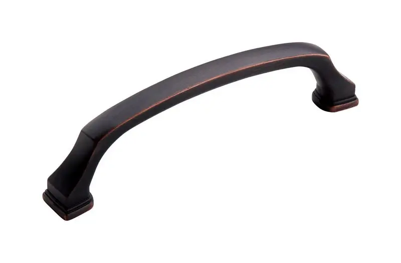 Amerock Traditional Arch Cabinet Pull 5-1/16 In. Oil Rubbed Bronze Brown 1 Pk