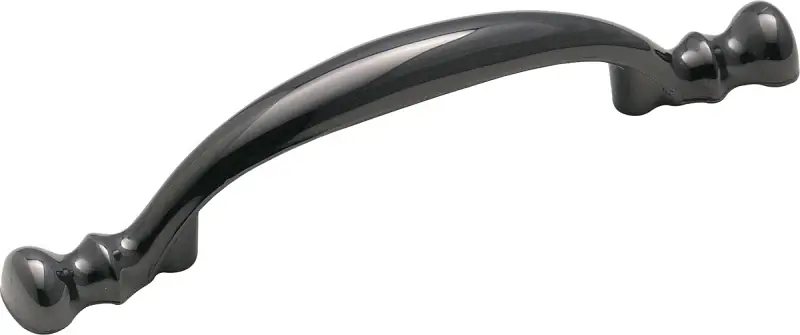 Amerock Traditional Arch Cabinet Pull 3 In. Black Nickel Gray 1 Pk