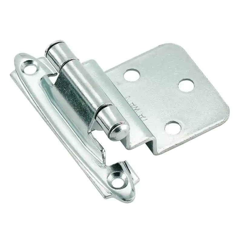 Amerock 2.75 In. L Polished Chrome Cabinet Hinge 2 Pk