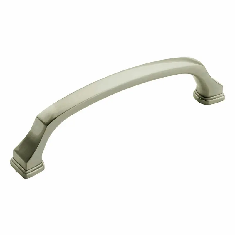 Amerock Traditional Arch Cabinet Pull 5-1/16 In. Satin Nickel Silver 1 Pk