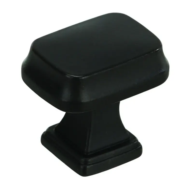 Amerock Grace Revitalize Collection Round Cabinet Knob 1-1/8 In. D 1-1/8 In. Black Bronze 1 Pk