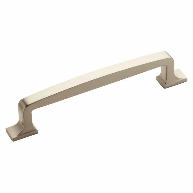 Amerock Transitional Arch Cabinet Pull 5-1/16 In. Satin Nickel Silver 1 Pk