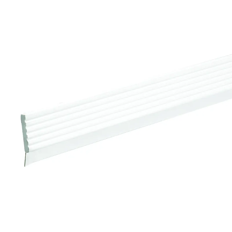 Garage Door Weatherseal, White, 3 In. X 9 Ft..