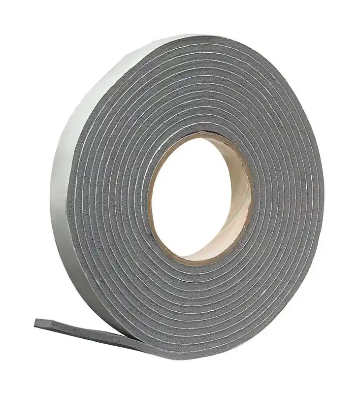 Charcoal Foam/vinyl Weather Seal For Doors And Windows 17 Ft. L X 0.19 In.