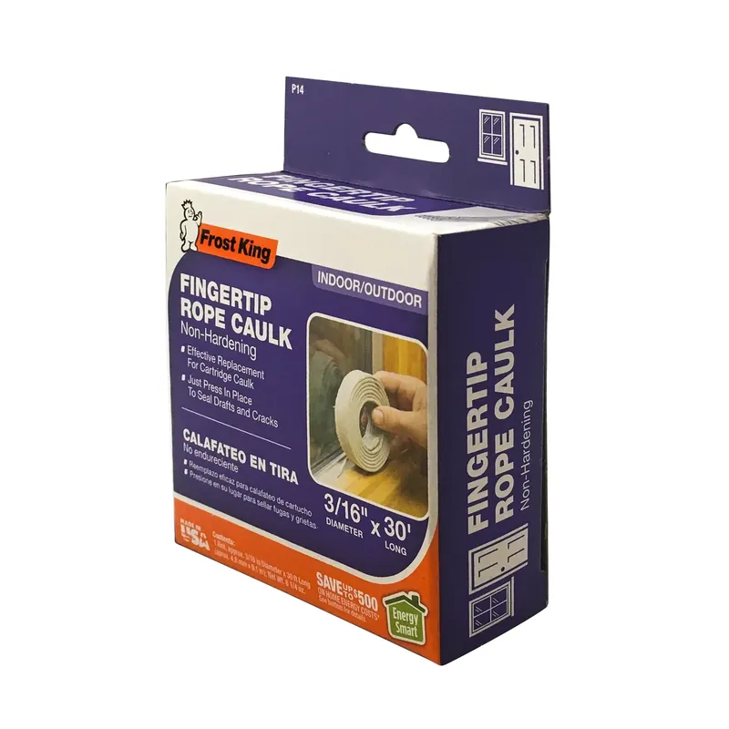 Gray Silicone Caulking Cord 30 Ft. L X 0.19 In. For Gaps And Openings