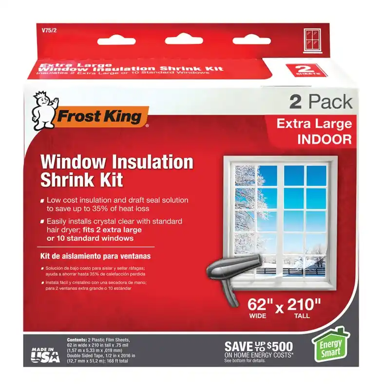 Frost King Indoor Window Film Insulator Kit 210 In. L X 62 In. W 1 Pk