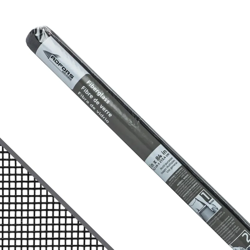 Fiberglass Window Screen, Charcoal, 30 In. X 7 Ft