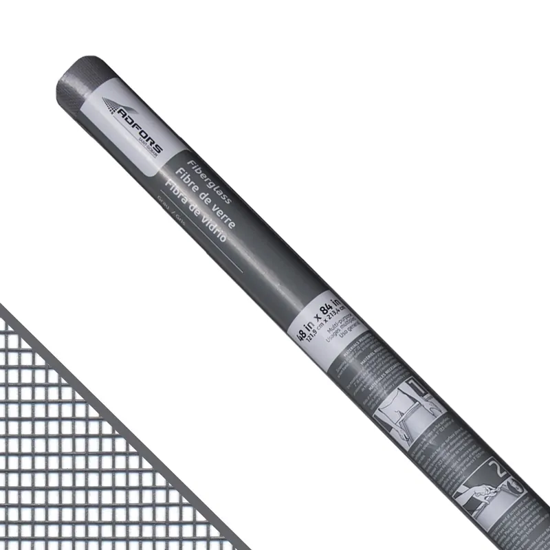 Fiberglass Insect Screening, Gray, 48 In. X 7 Ft.