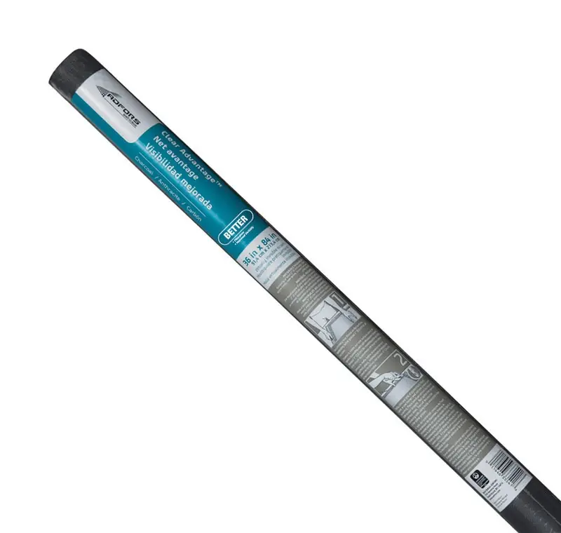 Insect Screen Roll, Charcoal Fiberglass, 36 X 84 In.