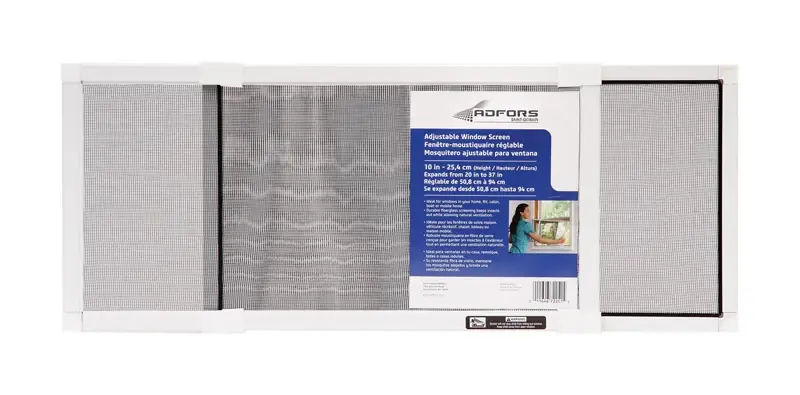 20 To 37 In. W Fiberglass Adjustable Window Screen Fsp8555-u