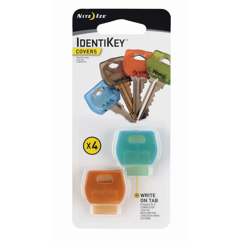 Nite Ize IdentiKey Rubber Assorted Write-On Tab Key Cover