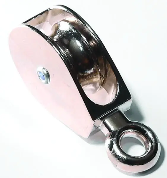 3/4 In. Electro-plated Zinc Fixed Eye Single Eye Pulley - Model 0174zd-3/4