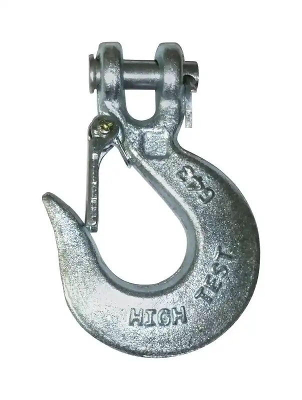 Baron Large Galvanized Silver Carbon Steel 1/4 In. L Slip Hooks 3150 Lb 1 Pk