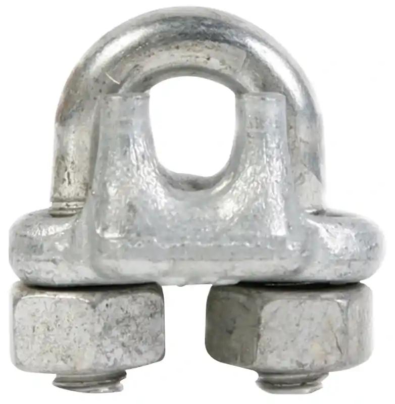 Electrogalvanized Stainless Steel Wire Rope Clip 3/16 In. Model 260-3/16