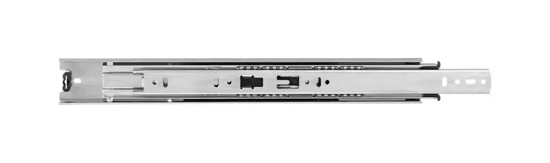 Knape & Vogt 24 In. L Stainless Steel Full Extension Drawer Slide 2 Pk
