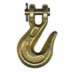 5/16 Inch Grade 70 Clevis Grab Hook, 4700 Lb Working Load Limit, Carbon Steel