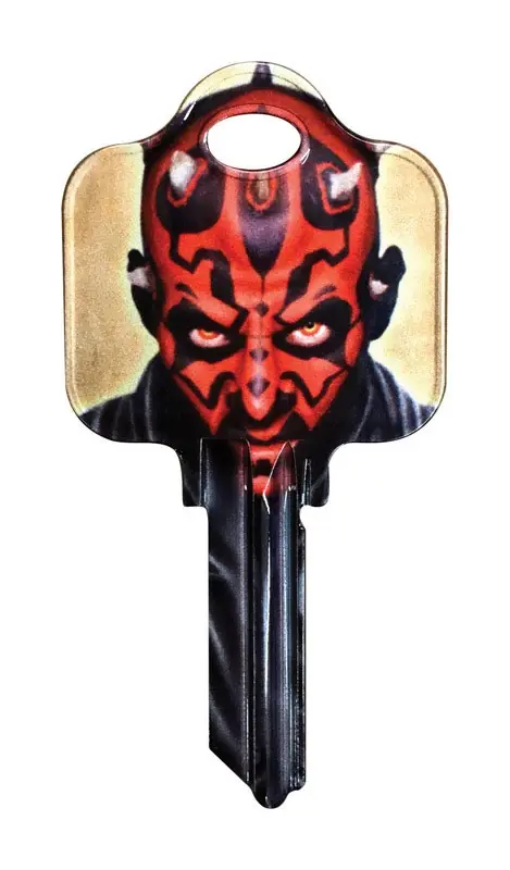 HILLMAN Star Wars Darth Maul House/Padlock Universal Key Blank Single