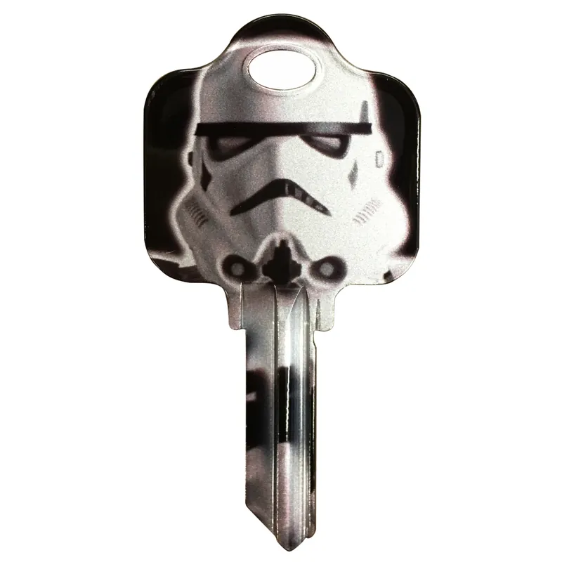 HILLMAN Star Wars Stormtrooper House/Padlock Universal Key Blank Single