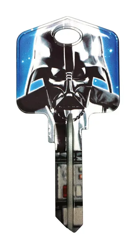 HILLMAN Star Wars Darth Vader House/Padlock Universal Key Blank Single