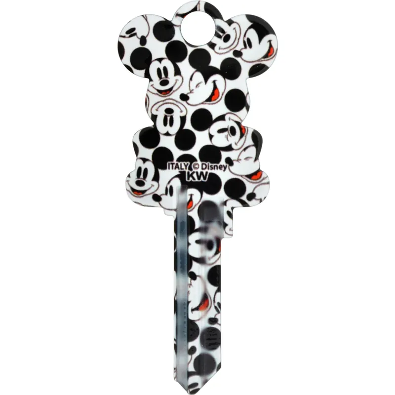 HILLMAN Disney Mickey Mouse House/Padlock Universal Key Blank Double