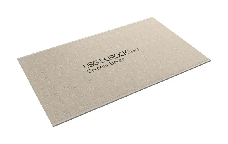 Cement Board With Edge Guard, 1/2 X 5 In. X 3 Ft.