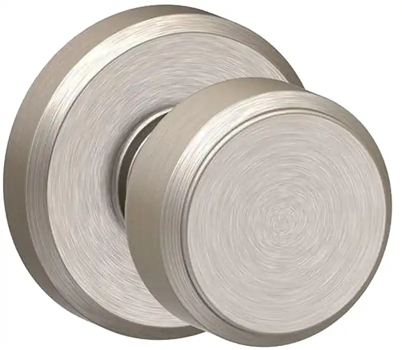 Bowery Passage Door Knob Handleset, Satin Nickel