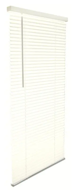Vinyl Cordless Blinds 23 In. W X 64 In. H Alabaster