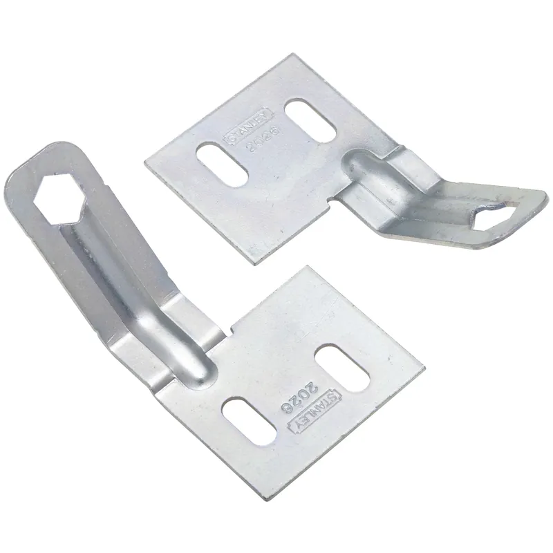 National Hardware Zinc-Plated Steel Bi-Fold Door Aligner 2 Pk