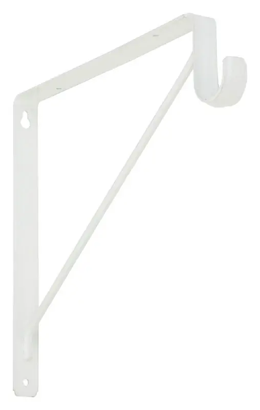 Shelf/Rod Bracket, White