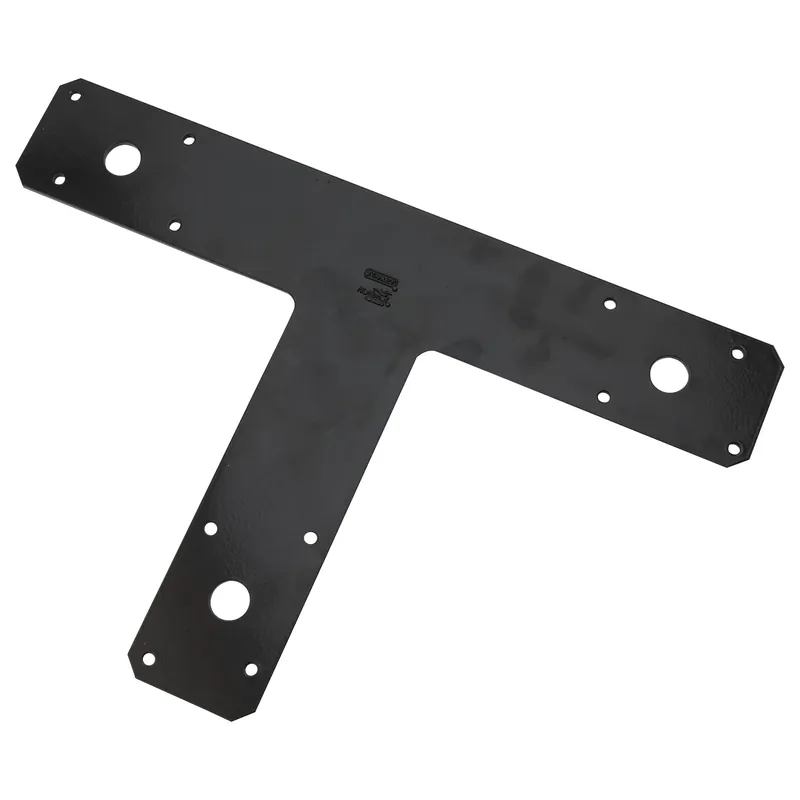 T-Plate, Black, 12 X 8 In.