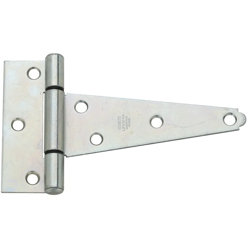 National Hardware 5 In. L Zinc-Plated Extra Heavy Duty T-Hinge 1 Pk
