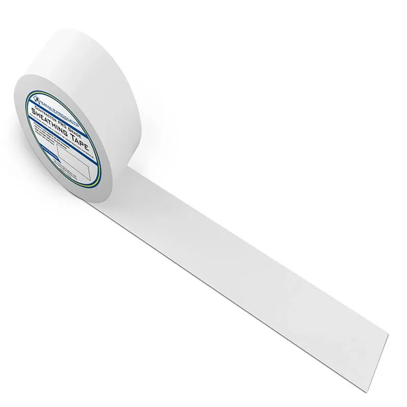Perma R 18755 Heavy‑Duty White Sheathing Tape – 55 Yd Roll, 1.9 In Wide Polypropylene Backing